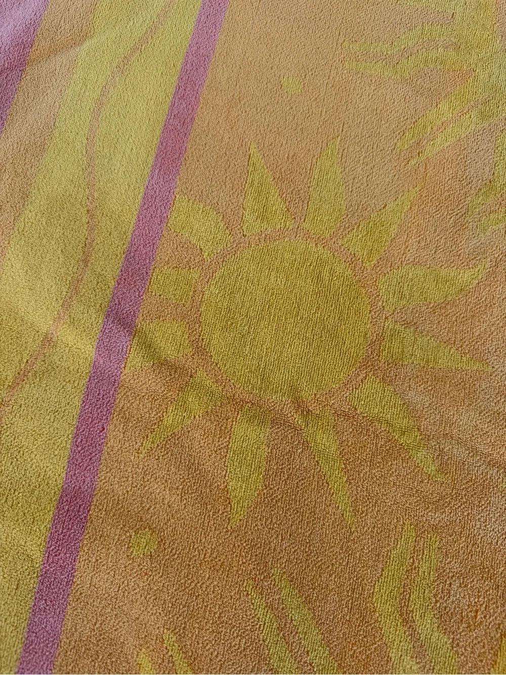 Kirkland Egyptian Cotton Oversized Beach Pool Towel Blazing Suns Stripes 36x66
